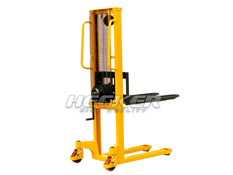 รถยกทับซ้อนแบบมือหมุน Winch stacker
