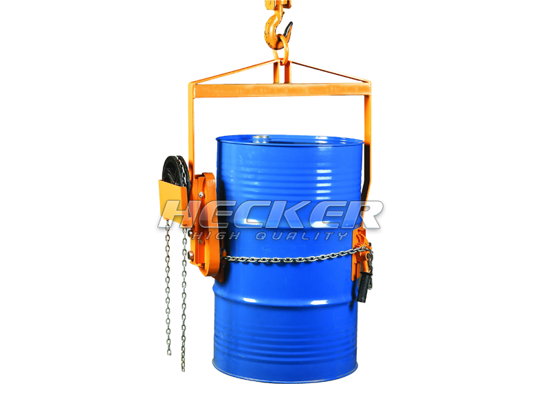 อุปกรณ์เสริมเครนยกถังน้ำมันหมุนเท Vertical drum lifter LG800