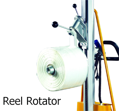 Option ของ Mini Semi-Electric Stacker แบบ Reel rotator